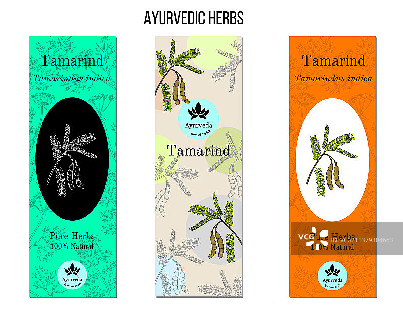 罗望子阿育吠陀草药banner图片素材