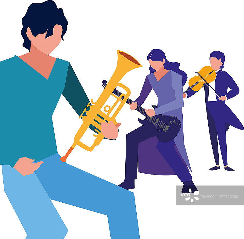 人音乐家音乐会活动设计图片素材