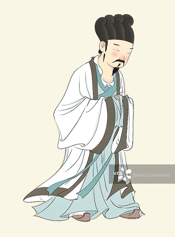 唐宋八大家大文豪之韩愈图片素材