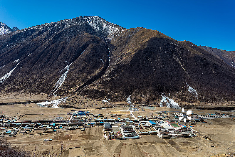 西藏拉萨直贡梯寺图片素材