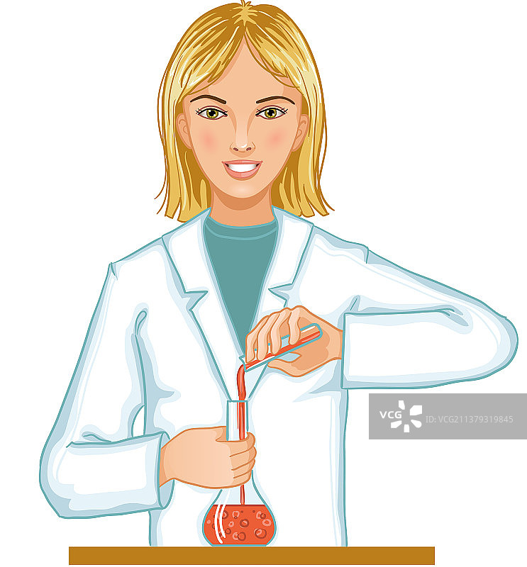 手持曲颈甑的女人图片素材