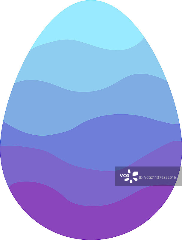 彩色复活节彩蛋线性图案图片素材