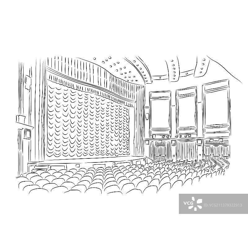 电影院或剧院场景图片素材