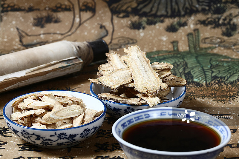 当归补血汤药方图片素材