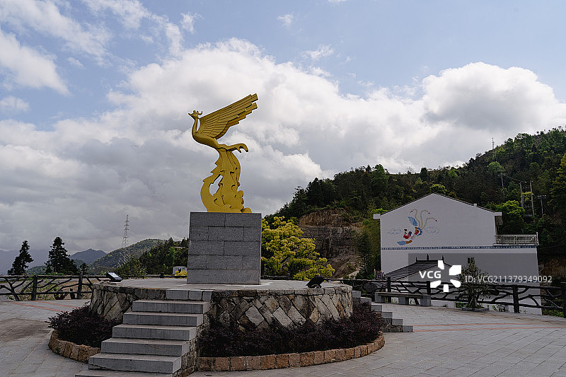 温州市文成县周山畲族乡周垟村凤凰台图片素材