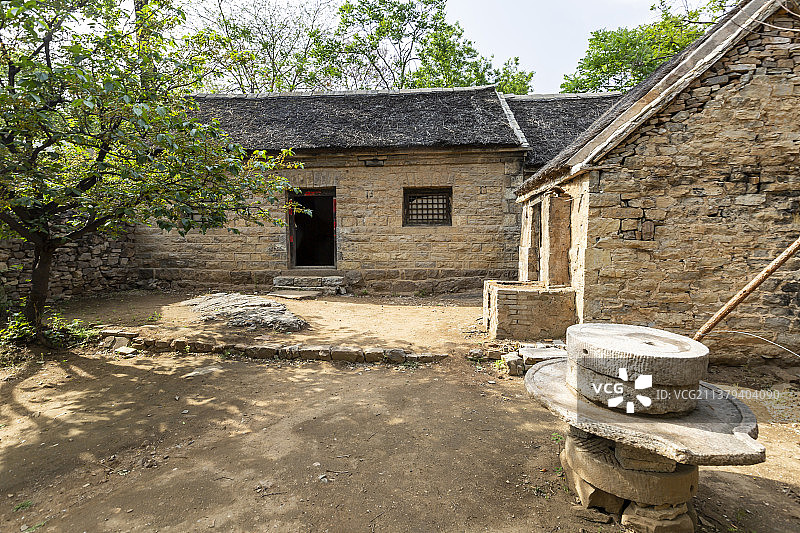 山东省临沂市沂南县沂蒙红色影视基地：东方战场拍摄主场景图片素材