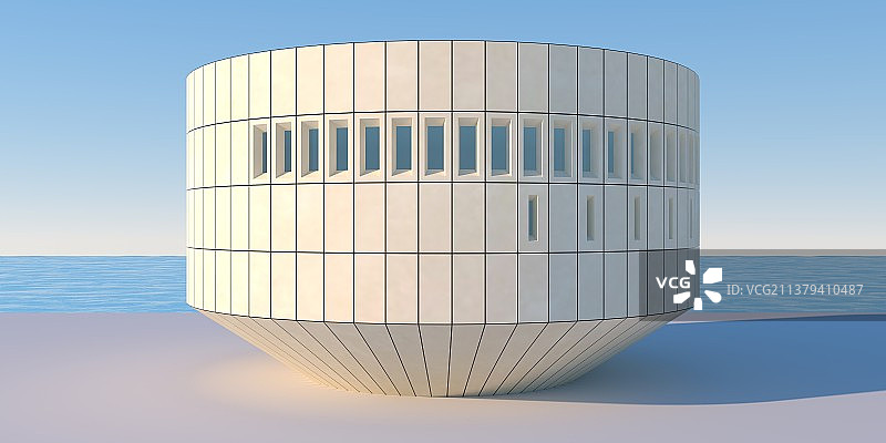 3d几何建筑图片素材