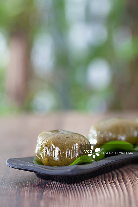 清明节食物青团子图片素材