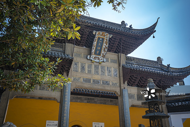 江苏镇江金山风景区图片素材