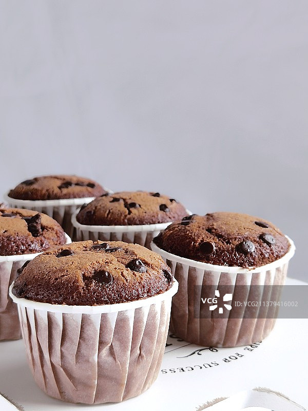 巧克力杯子蛋糕图片素材