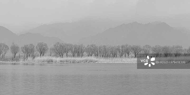 野鸭湖湿地公园图片素材