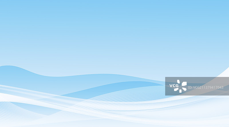 蓝色商务科技背景几何曲线创意素材图片素材