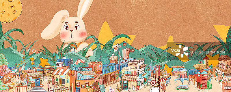 遇见白熊镇图片素材