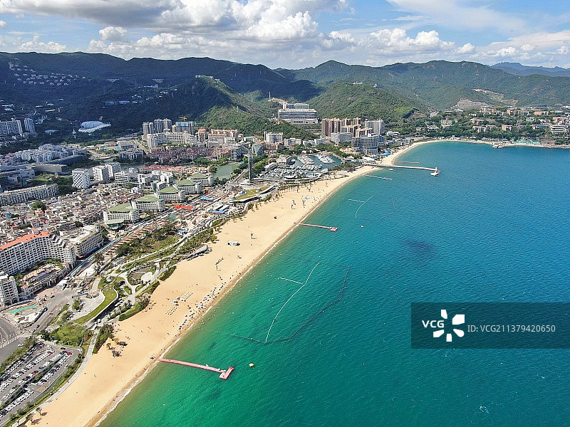 深圳杨梅坑、大梅沙、深圳湾海冰风光图片素材