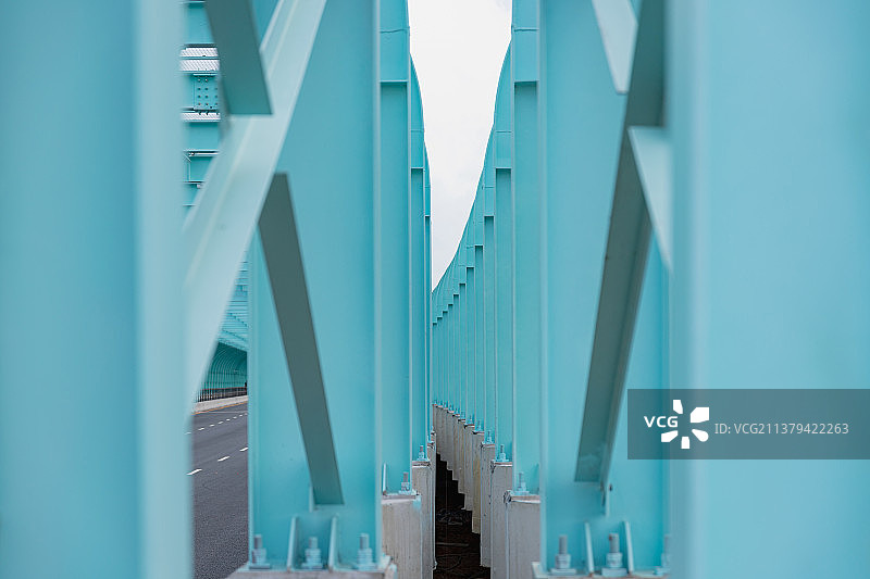 深圳观天路高架桥钢架桥洞图片素材