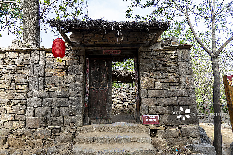 山东省临沂市沂南县沂蒙红色影视基地：战神拍摄主场景图片素材