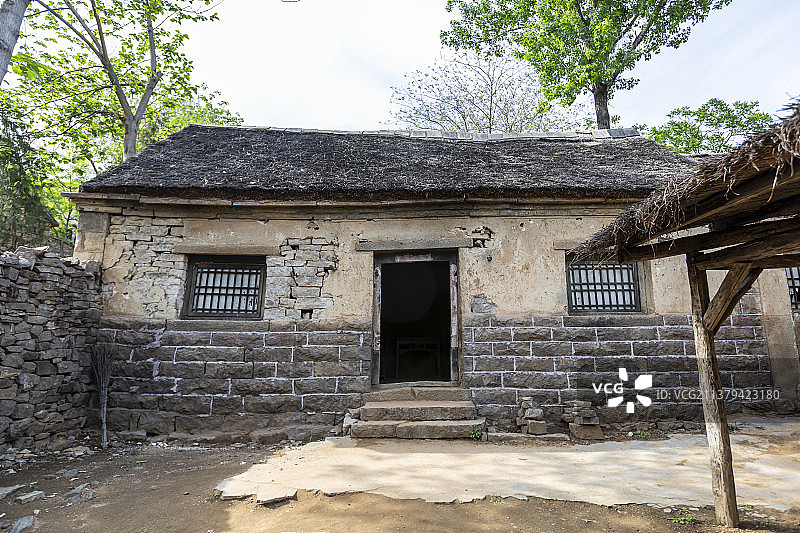 山东省临沂市沂南县沂蒙红色影视基地：战神拍摄主场景图片素材