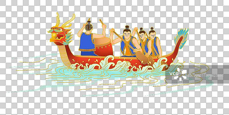 赛龙舟图片素材