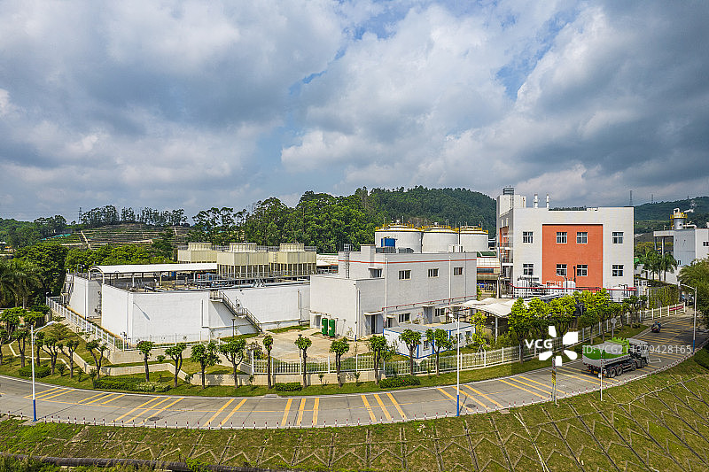 深圳宝安能源生态园 深圳宝安区老虎坑环境园 深圳宝安区深能环保 深圳宝安区老虎坑垃圾焚烧厂图片素材