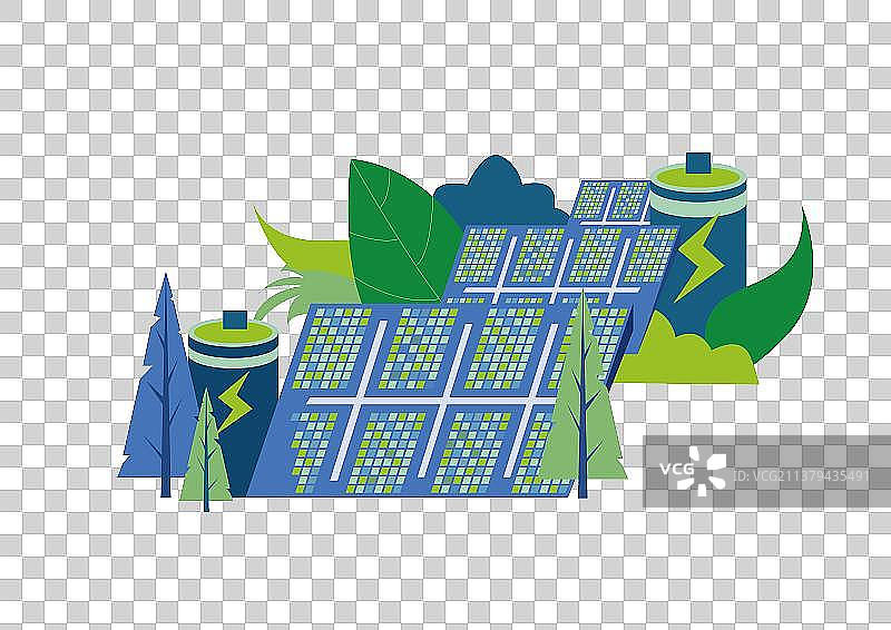 光伏板图片素材