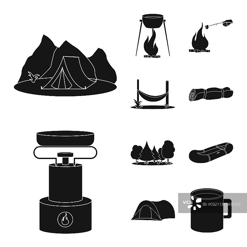 放松和休息图标图片素材