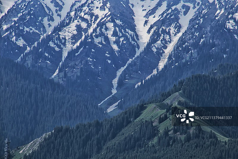 新疆伊犁果子沟大桥图片素材