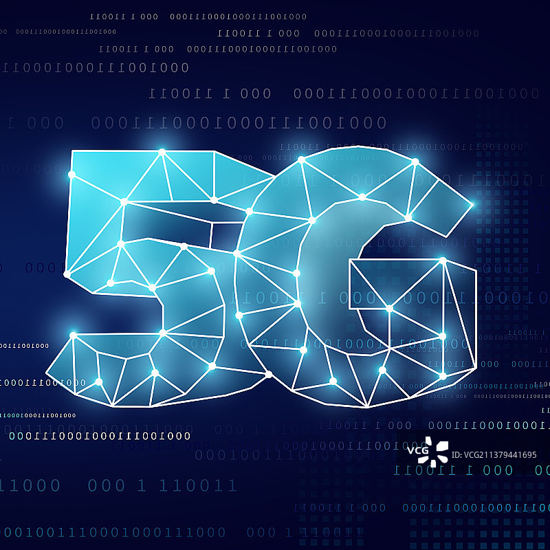 渐变科技风5G图图片素材