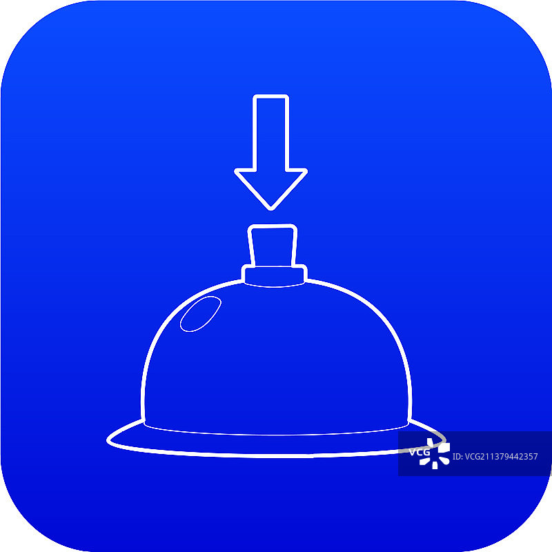 蓝色呼叫图标图片素材