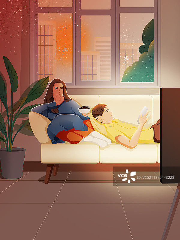 落日时分图片素材