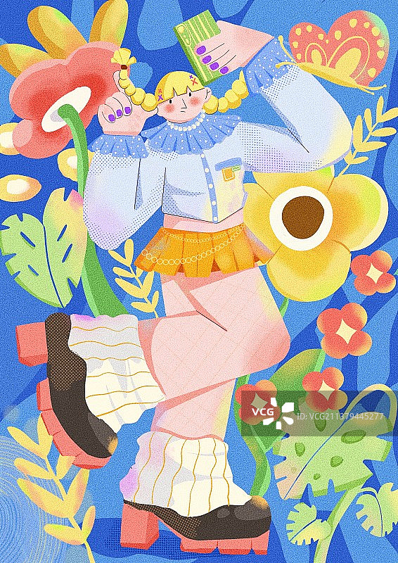 五一出游商业插画图片素材