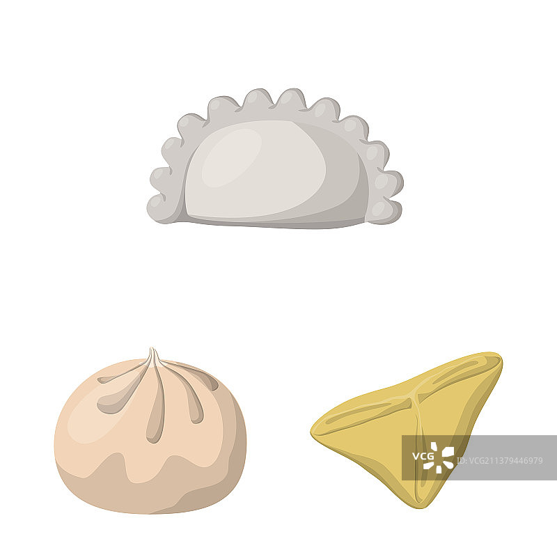 饺子美食logo图片素材