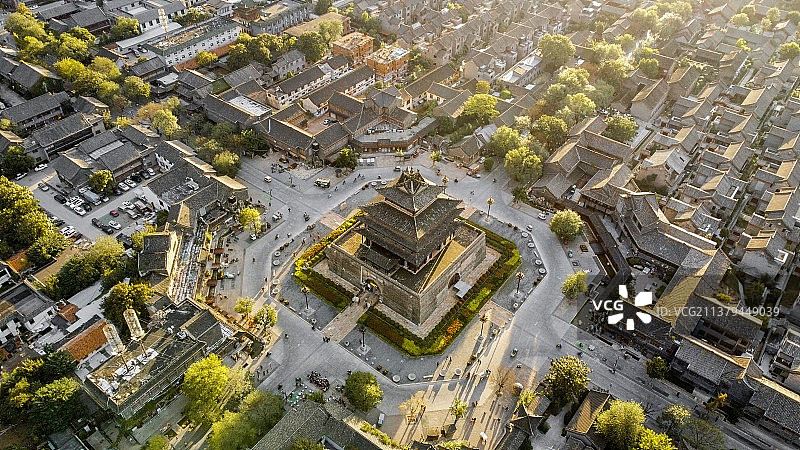 山东聊城光岳楼图片素材