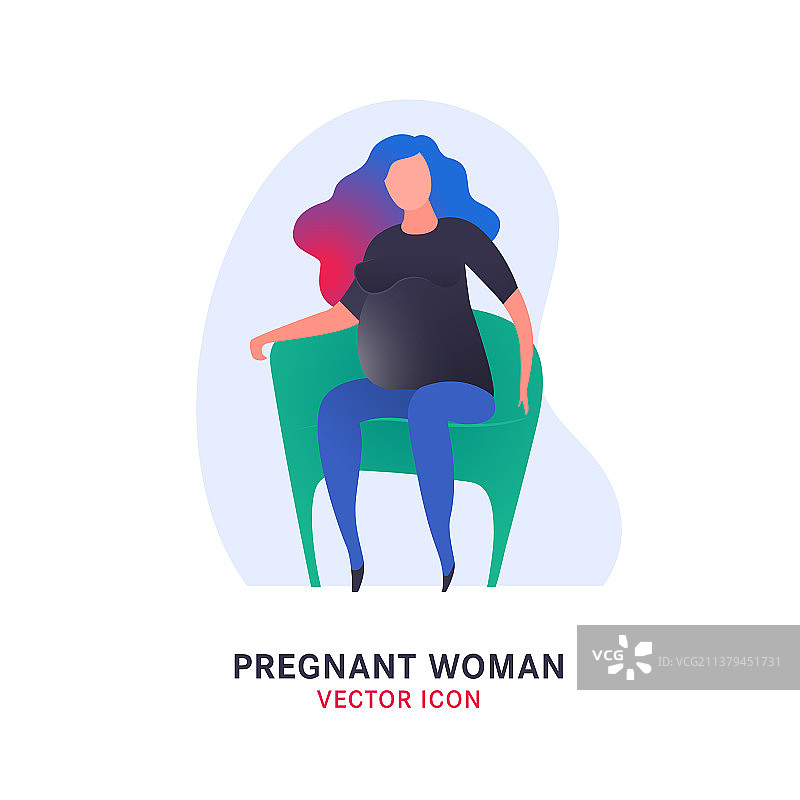 孕妇图标图片素材
