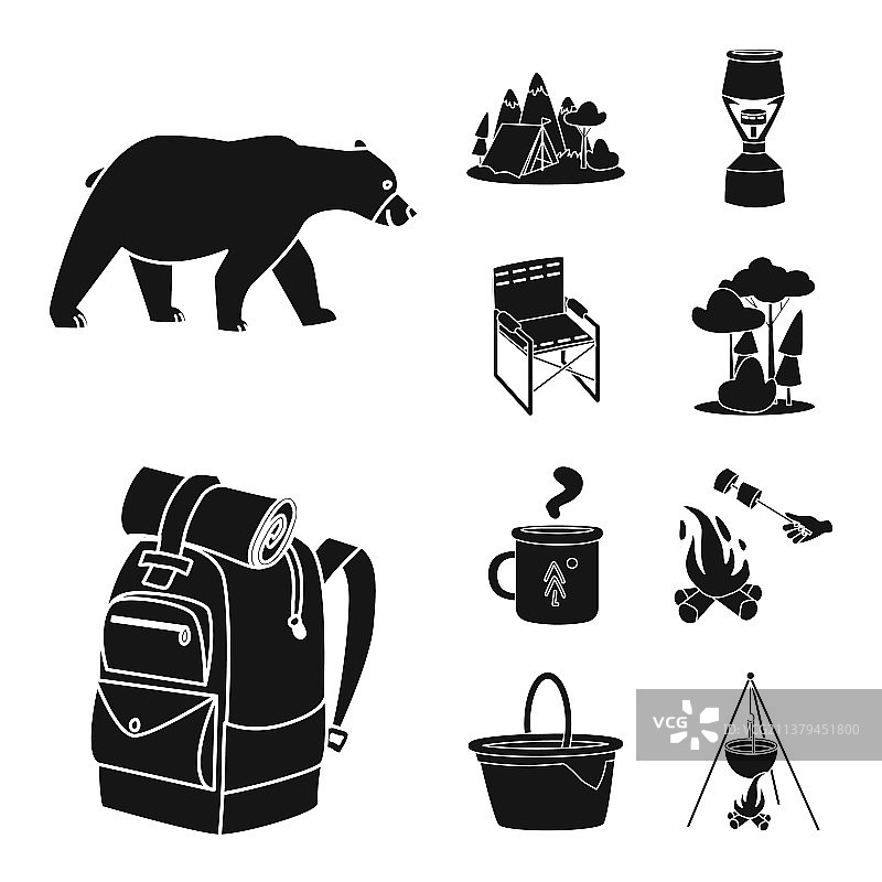 烧烤休闲符号图片素材