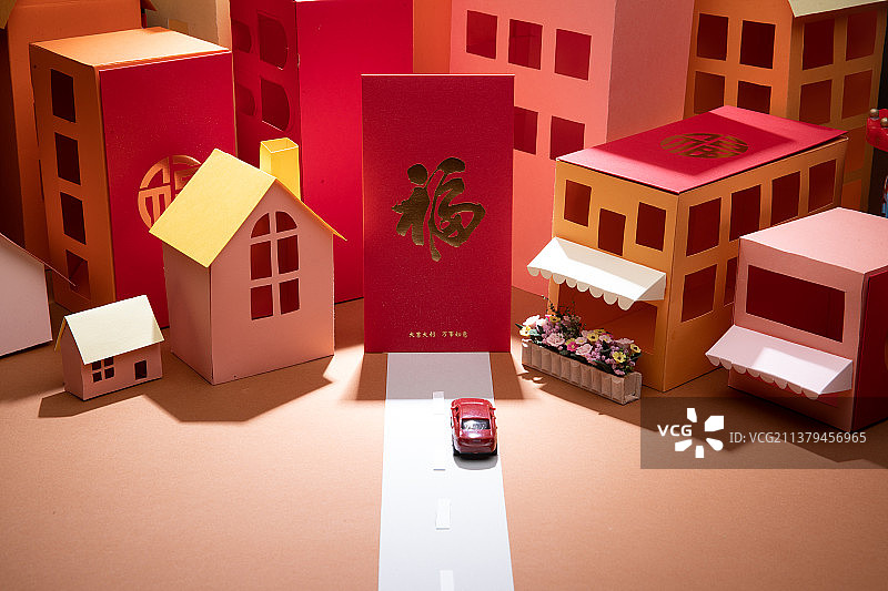 城市建筑楼群创意模型图片素材