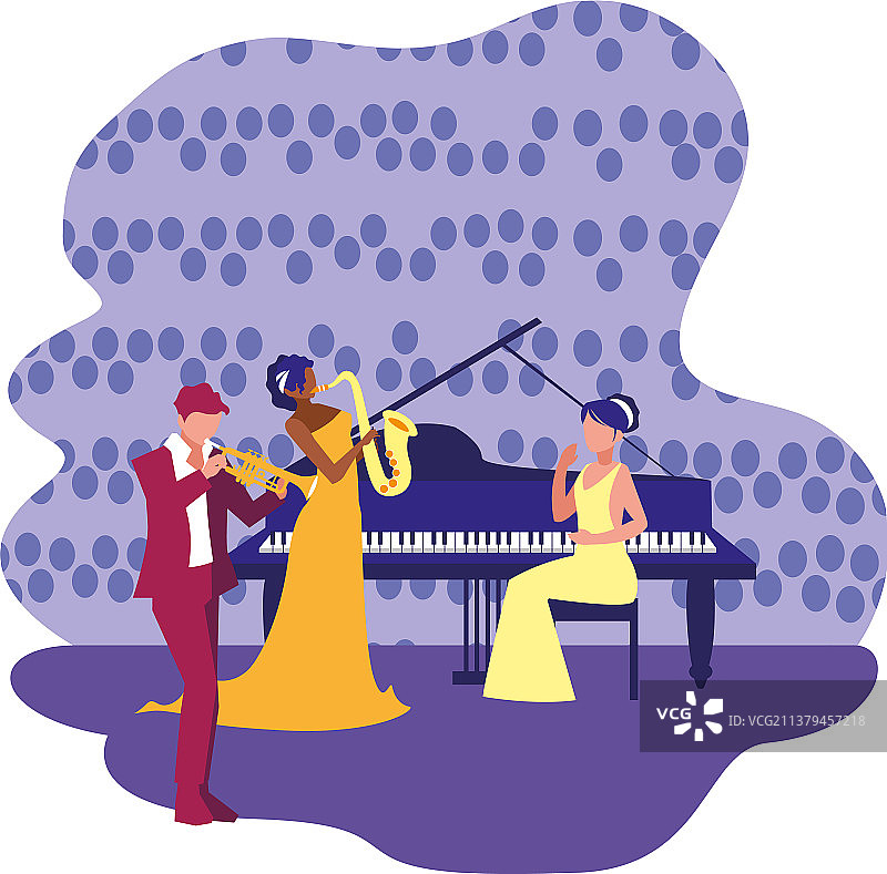 人音乐家音乐会活动设计图片素材