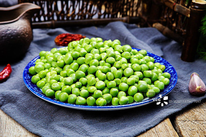 少量豌豆图片素材