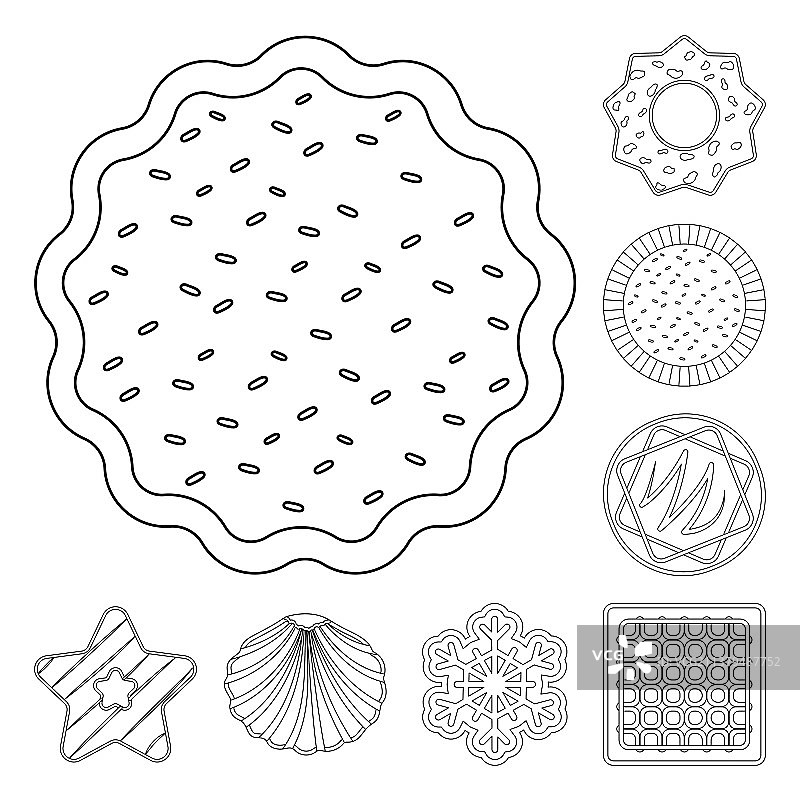 饼干烘焙符号图片素材