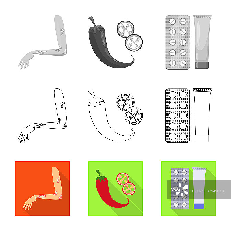 医疗和疼痛标志图片素材