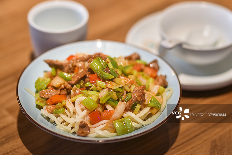 新疆拌面图片素材