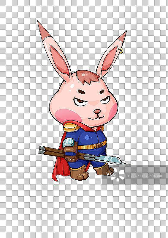 武士兔图片素材