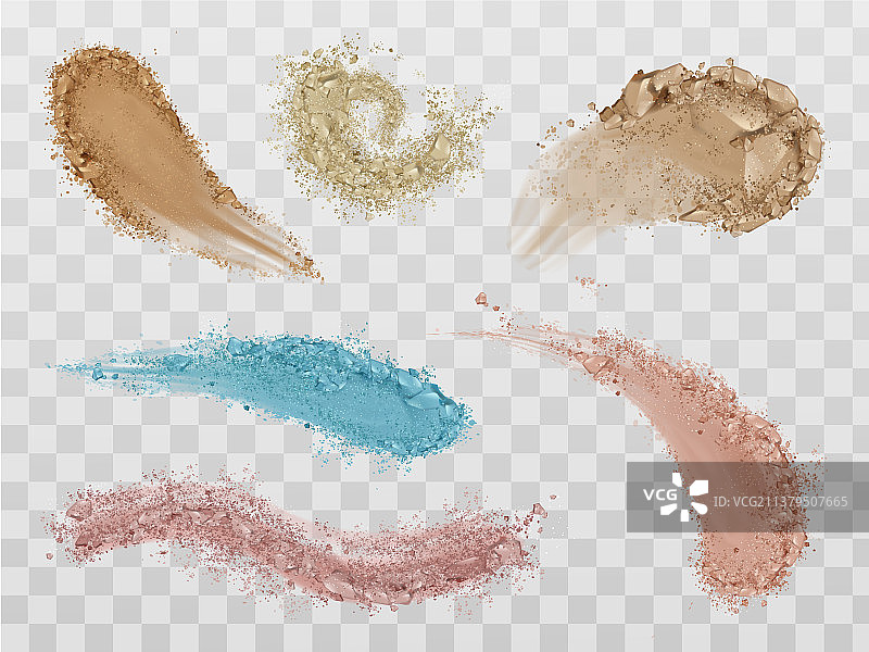 粉底涂抹笔触美妆图片素材