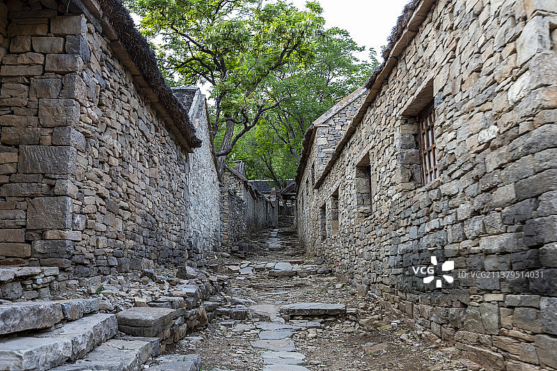 山东省临沂市沂南县沂蒙红色影视基地:沂蒙民居图片素材