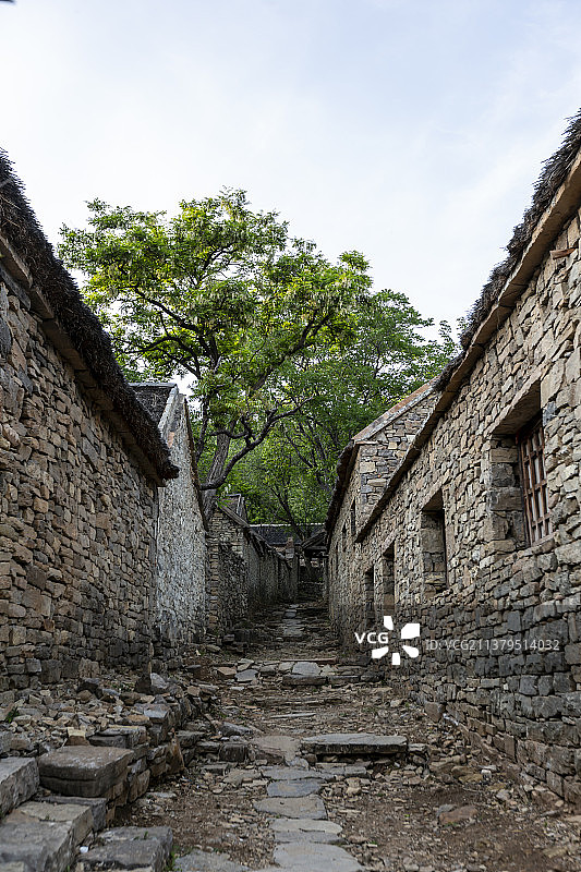 山东省临沂市沂南县沂蒙红色影视基地:沂蒙民居图片素材