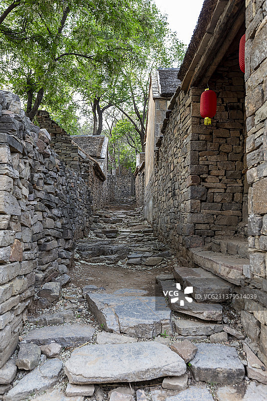 山东省临沂市沂南县沂蒙红色影视基地:沂蒙民居图片素材