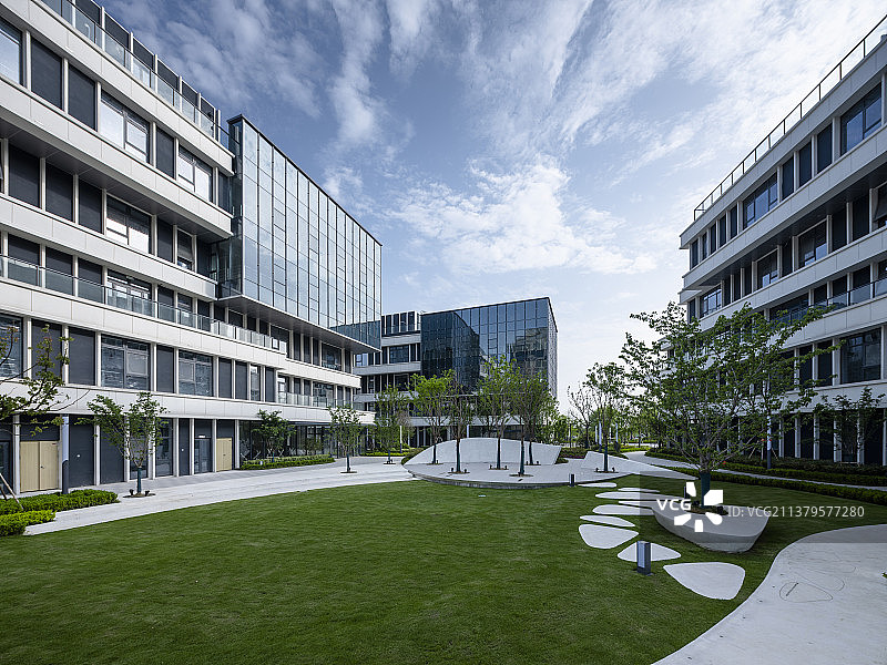 产业园建筑外景图片素材