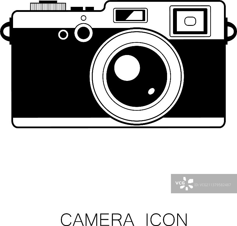 复古相机图标图片素材