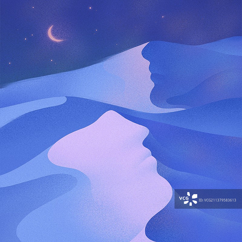 沉思之夜图片素材