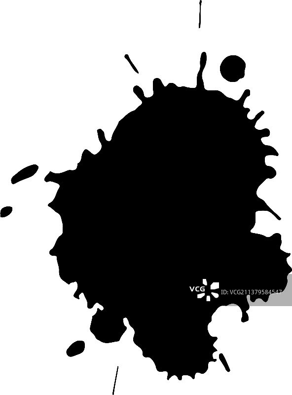 黑色墨点集合纹理油漆点图片素材