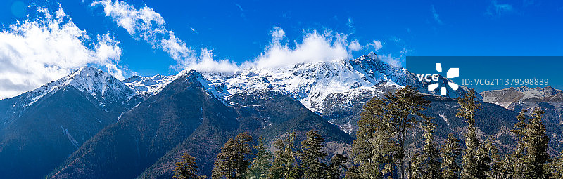 白马雪山图片素材